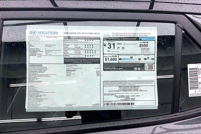 2026 Hyundai VENUE SEL W/Two-Tone Roof