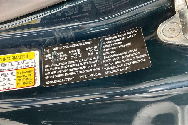 2018 Buick Cascada Sport Touring